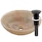 Novatto Green Onyx Vessel Sink and Oil Rubbed Bronze Umbrella Drain NOSV-GOORB - alternate 1
